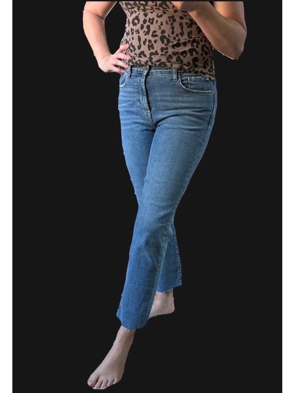Kensie The Allie High Rise Slim Straight Jeans Women’s Size 6/28